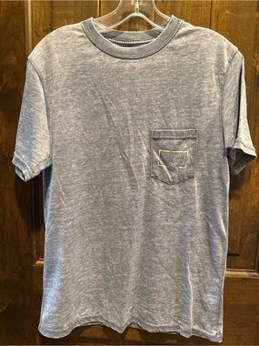 Southern Marsh Kids Short Sleeve Pocket Tee - Heather Gray